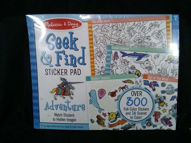 Melissa & Doug Seek & Find Sticker Pad – Adventure