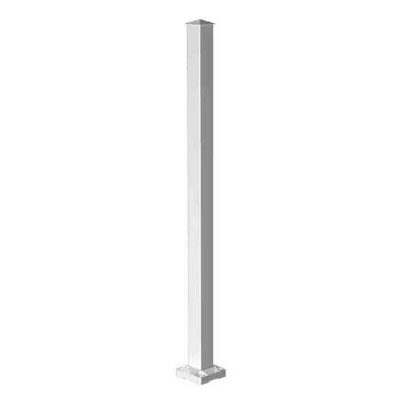 Peak, Aluminium Railing stair Post, White, 42" 50050