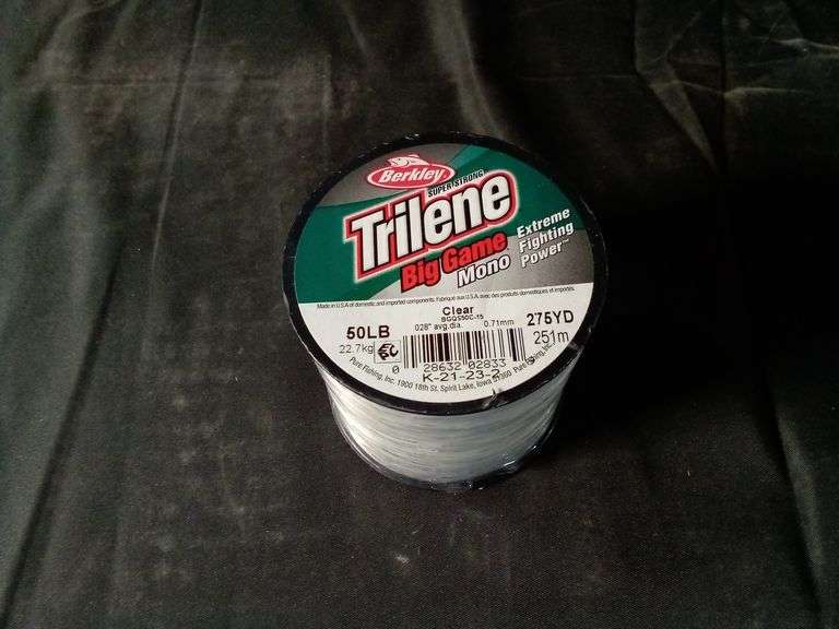 Berkley Super Strong Trilene Big Game Mono Fishing Line – Clear .028" Avg. Dia.