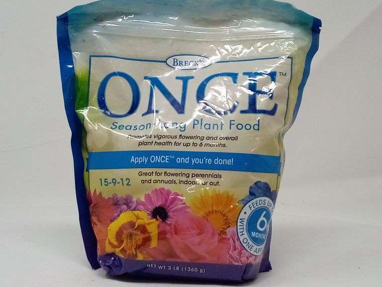 Breck's, Once Season Long Plant Food, 15-9-12, 48 Oz