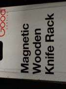 Good Cooking, Magnetic Knife Strip, Strong Magnetic Wooden Knife Rack