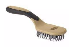 Weaver Leather Mane and Tail Brush – Black/Tan Size: Back 23.5*7