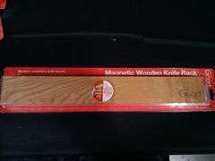Good Cooking, Magnetic Knife Strip, Strong Magnetic Wooden Knife Rack