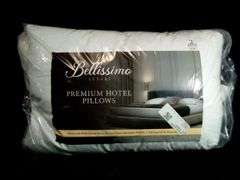Bellissimo, Luxury Premium Hotel Pillows, White, 2 Pack