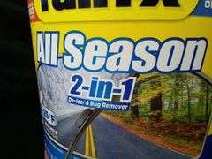 Lot Of 2 Rain-X, All Season 2 In 1 Windshield Washer Fluid, 128 Oz