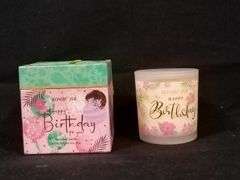 Lot of 2 Romiie Zoi Happy Birthday To You Scented Candle – Sweet Vanilla 6 oz