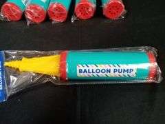 Lot Of 6 321 Party, Handheld Professional Balloon Pump
