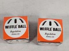 Lot Of 2 Markwort, Regulation Wiffle Ball, White