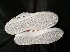 K-Swiss, Ramli Court Women's Leather Iridescent Athletic Sneakers, White, Size 7