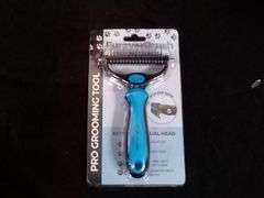 NuewayPets Furever Brush Pro Grooming Tool for Double-Coated Pets