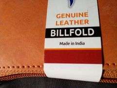 Billfold Natural Cow Hide Genuine Leather Card Holder Zipper Wallet