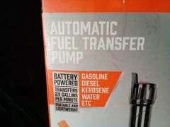 Portable & Lightweight Automatic Fuel Transfer Pump
