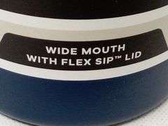 Hydro Flask, Wide Mouth Insulated Water Bottle With Flex Cap, Indigo, 20 Oz