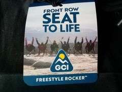 GCI, Freestyle Foldable Rocker Chair, Red