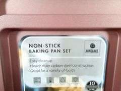 Hongbake, Non Stick Baking Pan Set, Pink