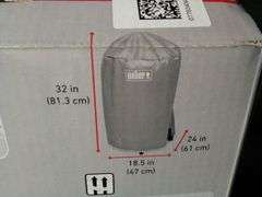 Weber Charcoal Grill Cover – Grey 18.5" x 24" x 32" 7175