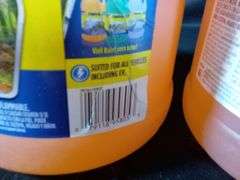 Lot Of 2 Rain-X, All Season 2 In 1 Windshield Washer Fluid, 128 Oz