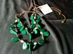 Fair Collection Adjustable Two Strand Necklace – Cool/Multi NOSZ