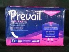 Prevail Daily Pads for Bladder Leaks Ultimate Absorbency – Regular 33 Count