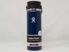 Hydro Flask, Wide Mouth Insulated Water Bottle With Flex Cap, Indigo, 20 Oz