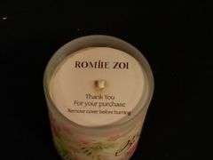 Lot of 2 Romiie Zoi Happy Birthday To You Scented Candle – Sweet Vanilla 6 oz