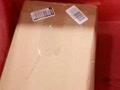 50 Pack 4 x 4 Inch Clamshell Takeout Clear Hinged Plastic Containers