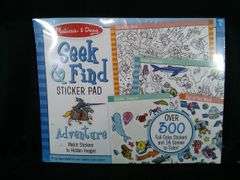 Melissa & Doug Seek & Find Sticker Pad – Adventure