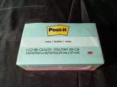 3M Post-it Notes – 3" x 5" 100 Count ea. 5 Pads (500 Total Count)