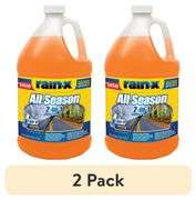 Lot Of 2 Rain-X, All Season 2 In 1 Windshield Washer Fluid, 128 Oz