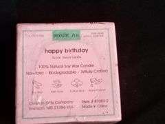 Lot of 2 Romiie Zoi Happy Birthday To You Scented Candle – Sweet Vanilla 6 oz