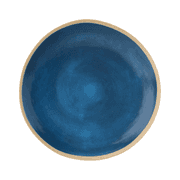 Lot of 6 Threshold Dinner Plate – Blue 10.5" Dia.