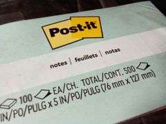 3M Post-it Notes – 3" x 5" 100 Count ea. 5 Pads (500 Total Count)