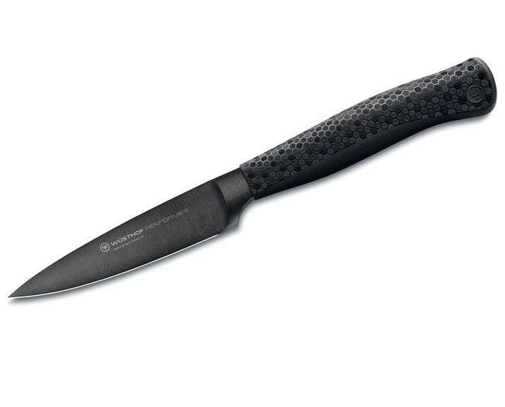 Wusthof Performer 3.5" Paring Knife with Black Honeycomb Synthetic Handle