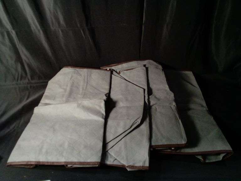 Lot Of 4 King Do Way, Non Woven Large Capacity Quilt Storage Bag, Gray