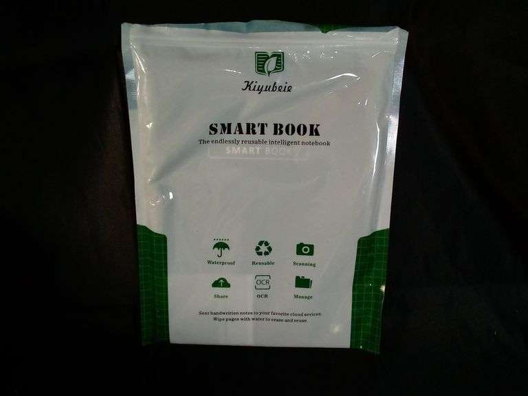 Kiyubeie, Smart Reusable Notebook, A4 Dot Matrix, Black