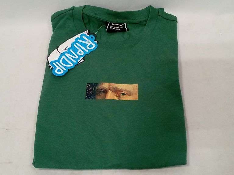 RipNDip Van Nermal T-Shirt – Olive Size: L