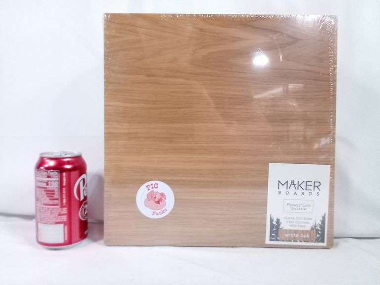 Maker Boards, Plywood Core Maple, 12" x 12.25"
