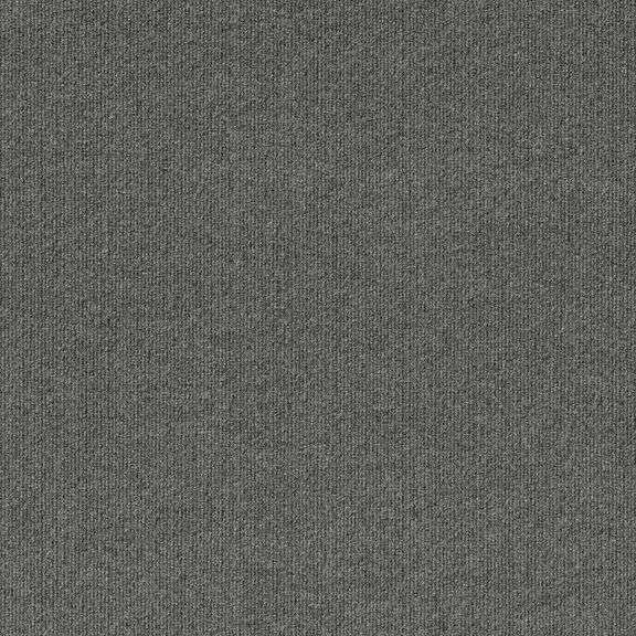 Lot of 22 Ribbed Commercial Carpet Tile – Grey 24" x 24"