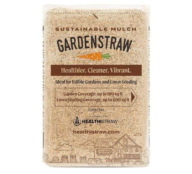 HealthiStraw GardenStraw All-Natural Mulch – 3 Cu. Ft.