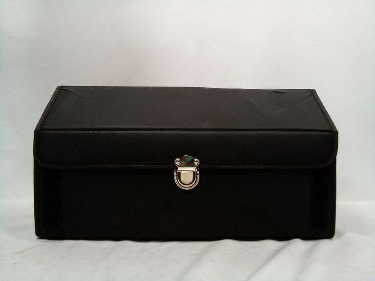Portable & Foldable Car Trunk Organizer Storage Box – Black