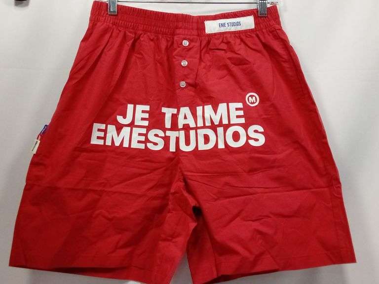Eme Studios Je T´Aime Emestudios Boxer Short – Red Size: 36