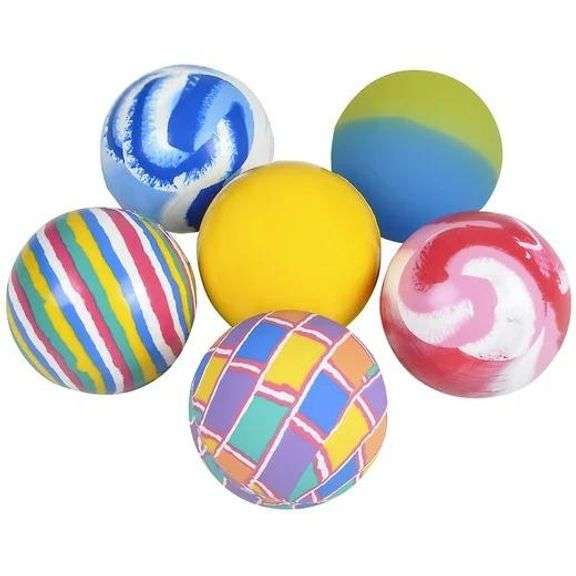 Ball Mix Bouncy Balls Assorted Variety Pack – 2.4" (60mm) 16 Total Pcs