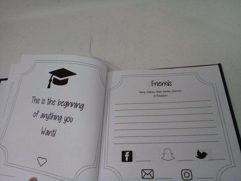 Lollys Publishing, Graduation Memory Sign In Book, Guest Keepsake