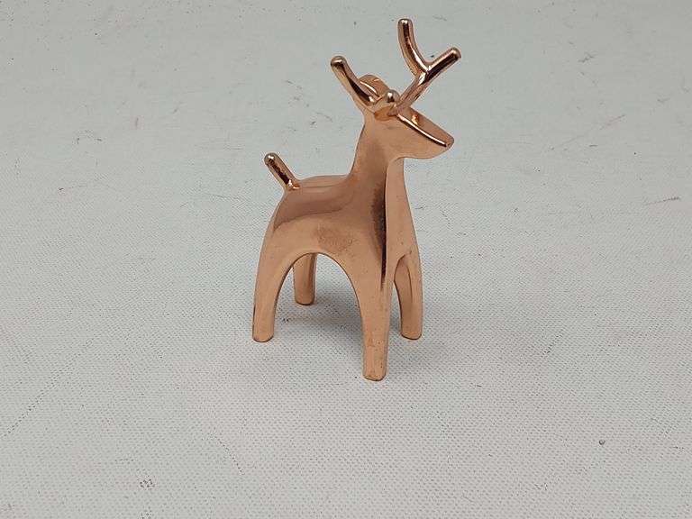 Umbra Anigram Reindeer Ring Holder for Jewelry, Copper