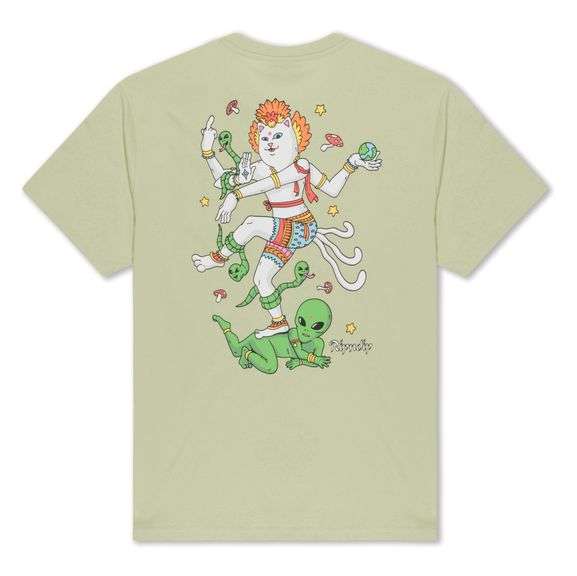 Ripndip, Alien Whisperer Tee, Light Moss, Large