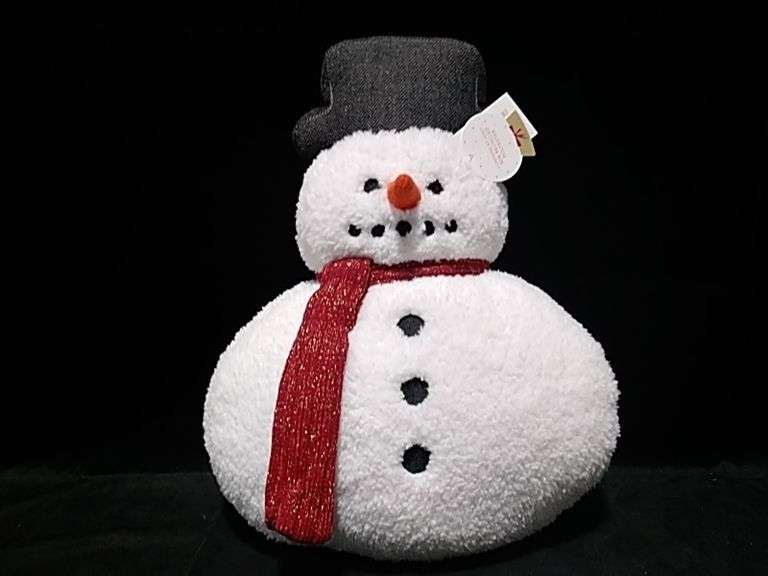 Snowman Shaped Decorative Pillow