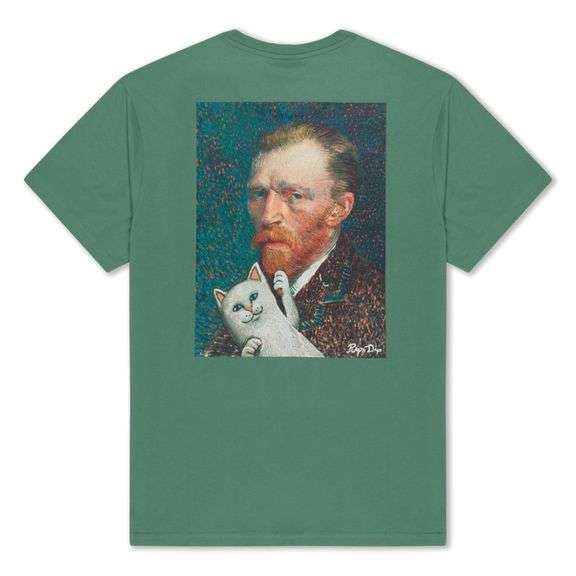 RipNDip Van Nermal T-Shirt – Olive Size: S