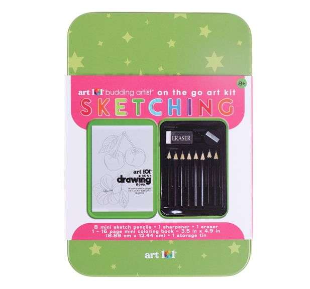 Art 101 Budding Artist Sketching On The Go Art Kit