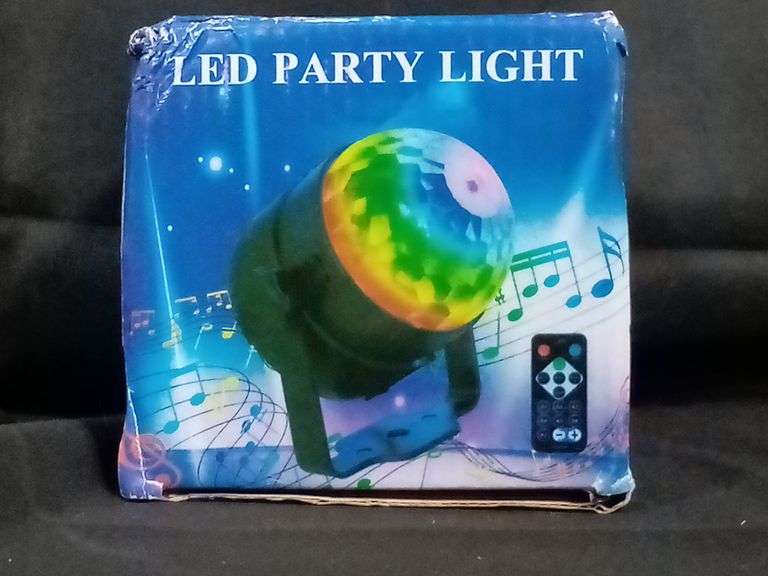 Sound Activated Disco Ball Party Light With Bluetooth & LED Strobe