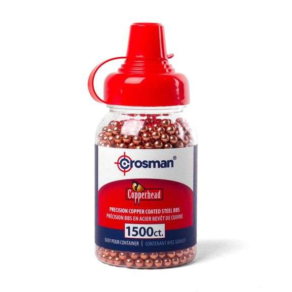 Crosman Copperhead Precision Copper Coated Steel BBS – 1500 Count